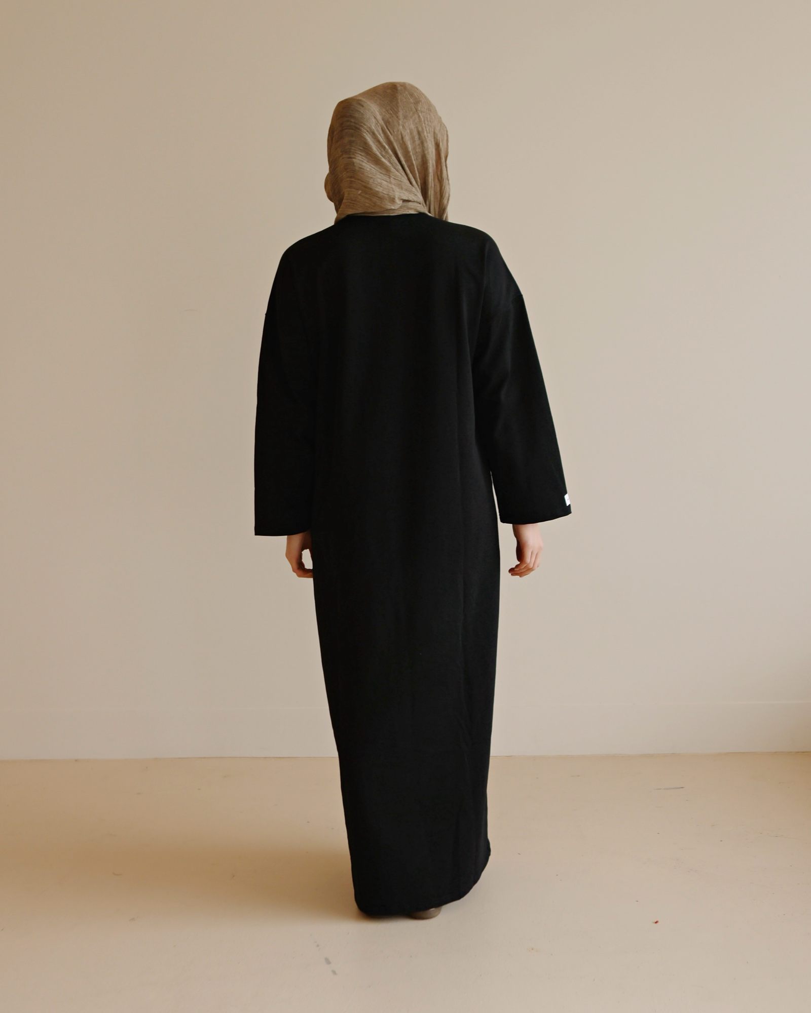 Nasma T-shirt Cotton Dress - Black